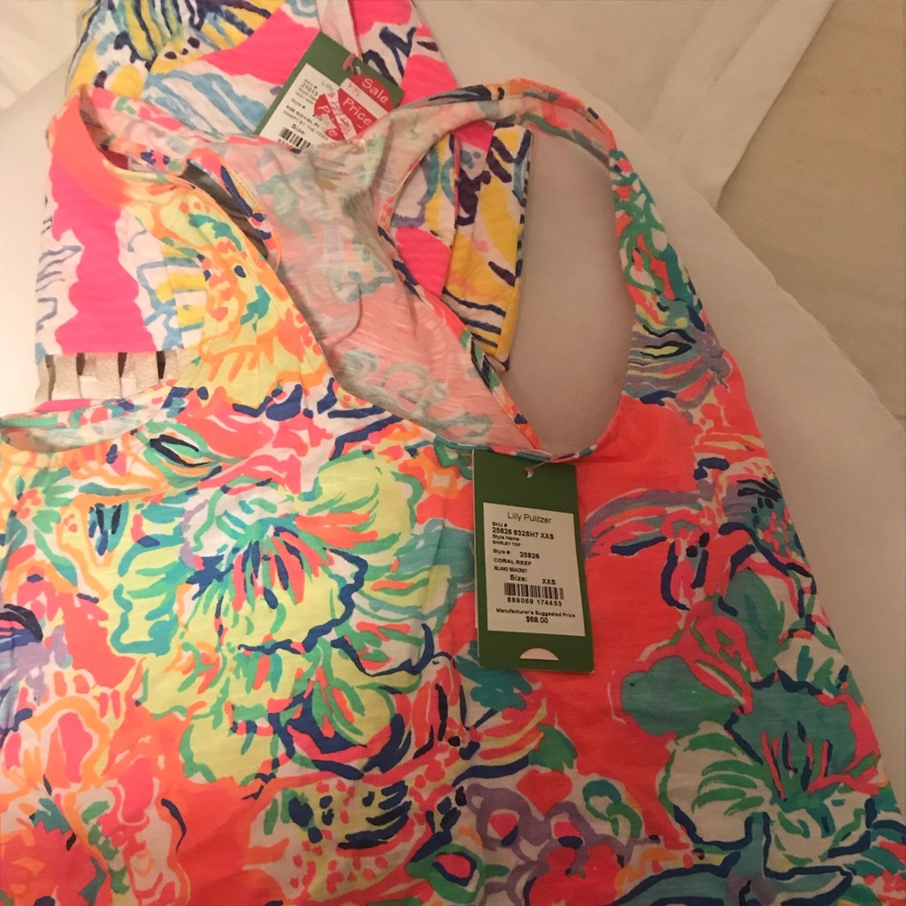 Lily Pulitzer crop top xs